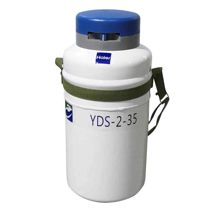 YDS-2-35 Сосуд Дьюара для длительного хранения и транспортировки биоматериалов в жидком азоте Haier Biomedical